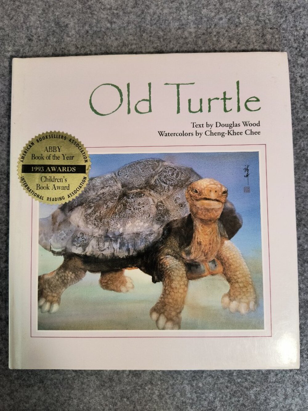 Old Turtle Douglas Wood Cheng Khee Chee Hardcover Award Winning Children's Book